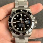 (JVS) Swiss Clone Rolex Submariner 126610ln JVS Swiss 3235 Watch Black Ceramic 41 mm